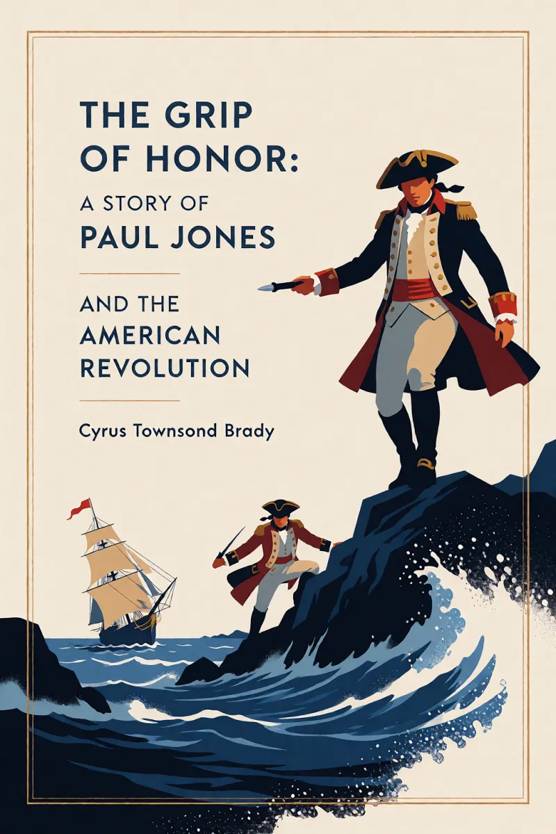Cover of The Grip of Honor: A Story of Paul Jones and the American Revolution by Cyrus Townsend Brady
