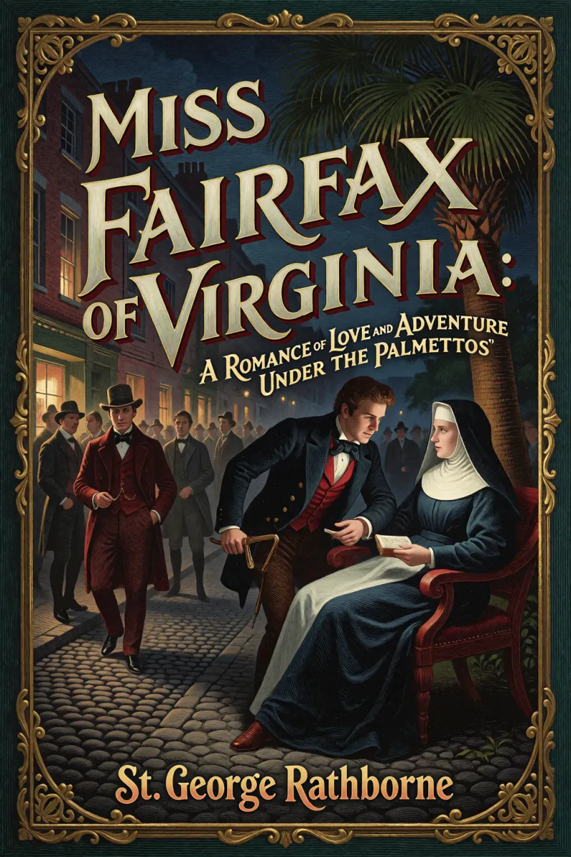 Cover of Miss Fairfax of Virginia: A Romance of Love and Adventure Under the Palmettos by St. George Rathborne