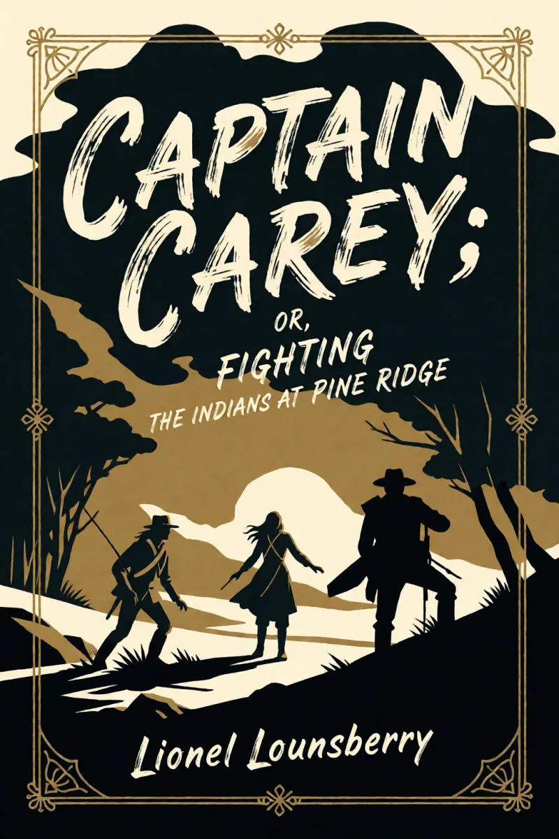 Cover of Captain Carey; or, Fighting the Indians at Pine Ridge by Lionel Lounsberry