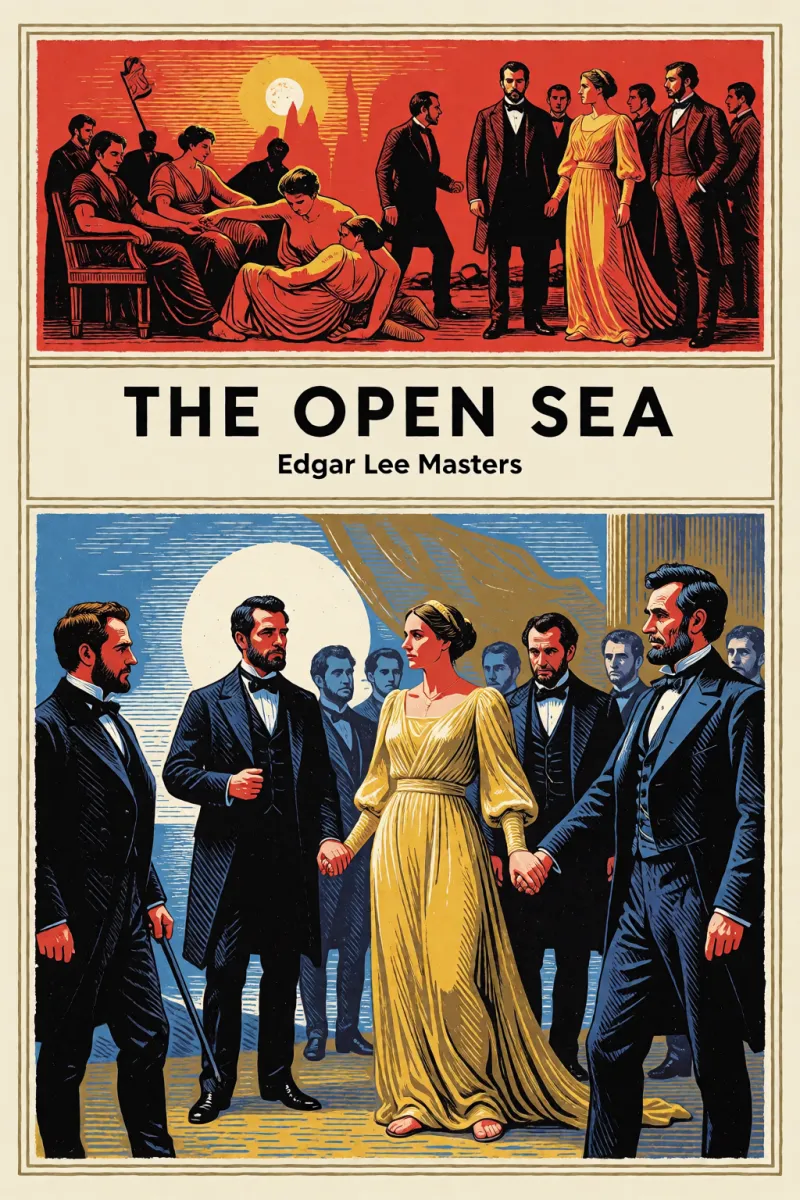 Cover of The open sea by Edgar Lee Masters