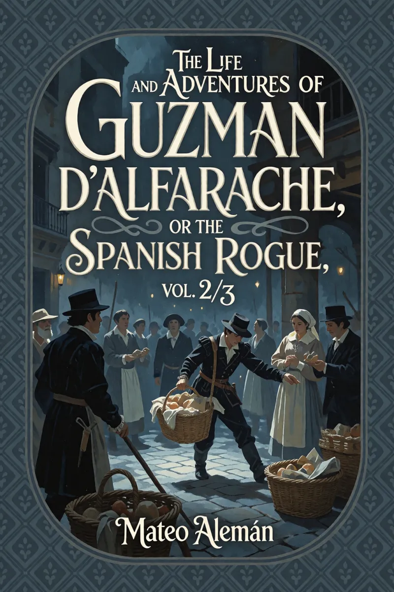 Cover of The Life and Adventures of Guzman D'Alfarache, or the Spanish Rogue, vol. 2/3 by Mateo Alemán
