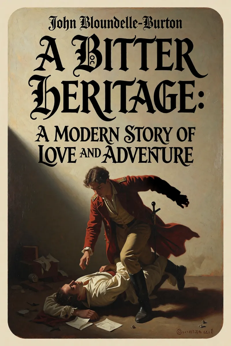 Cover of A Bitter Heritage: A Modern Story of Love and Adventure by John Bloundelle-Burton