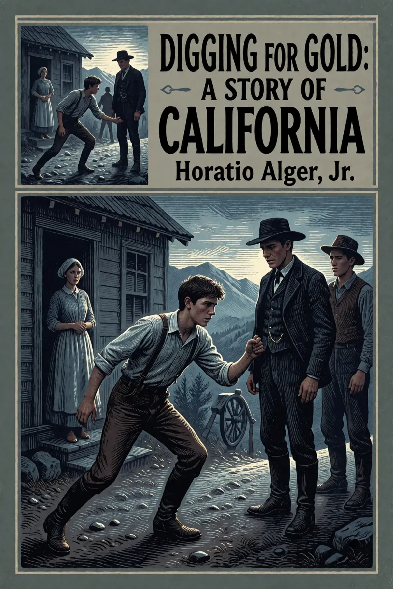 Cover of Digging for Gold: A Story of California by Horatio Alger, Jr.