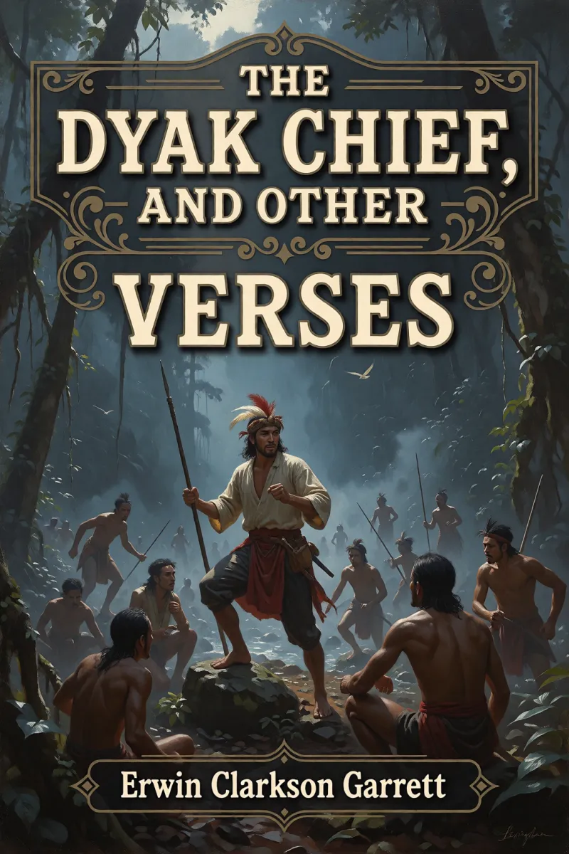 Cover of The Dyak chief, and other verses by Erwin Clarkson Garrett