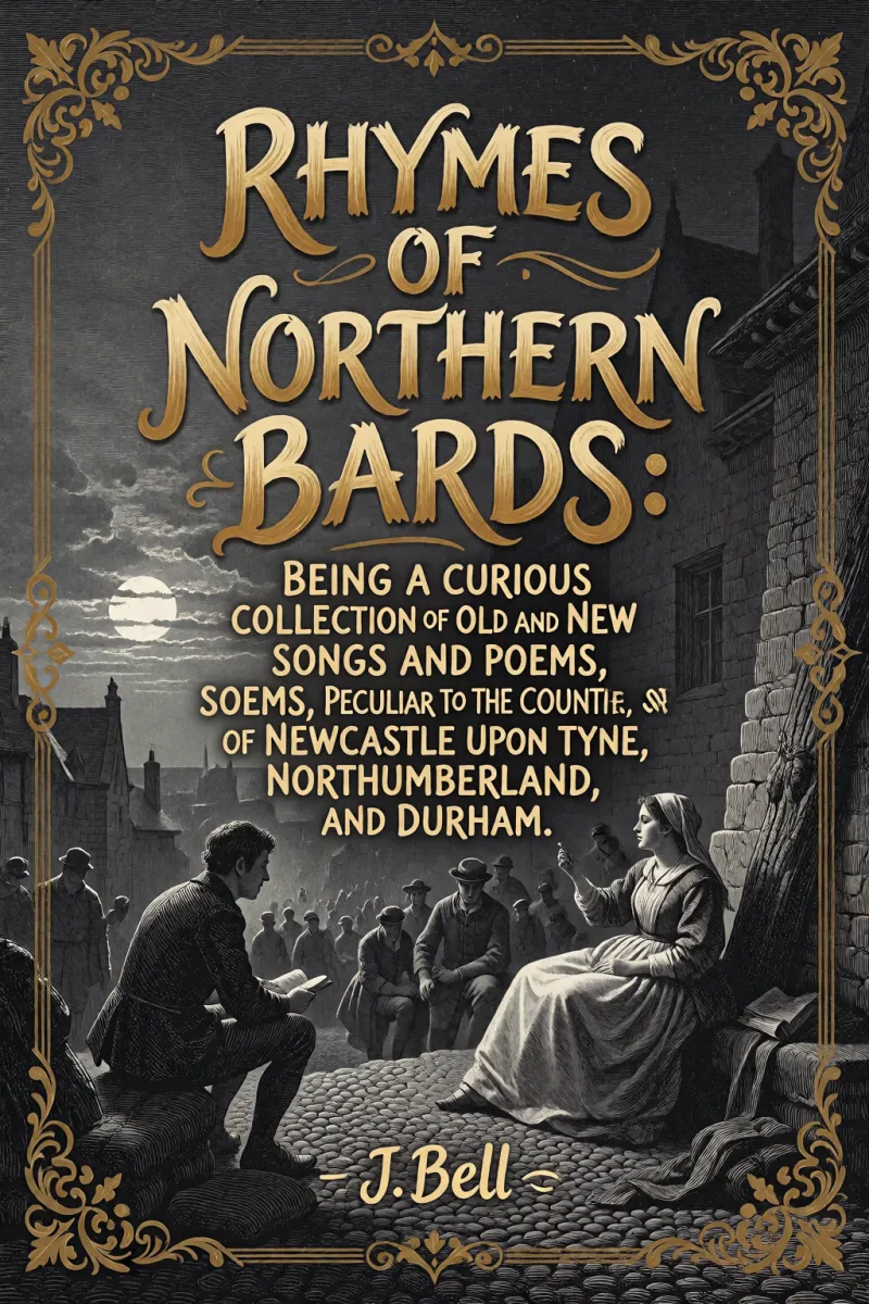 Cover of Rhymes of Northern Bards: Being a Curious Collection of Old and New Songs and Poems, Peculiar to the Counties of Newcastle upon Tyne, Northumberland, and Durham by J. Bell