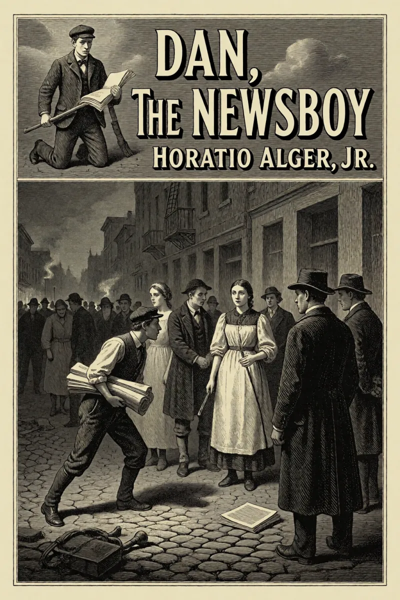 Cover of Dan, the Newsboy by Horatio Alger, Jr.