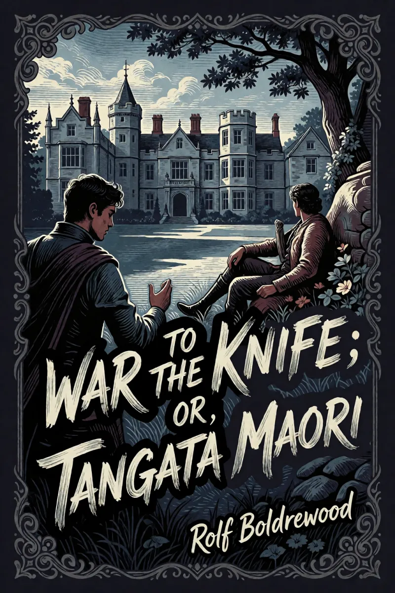 Cover of "War to the Knife;" or, Tangata Maori by Rolf Boldrewood