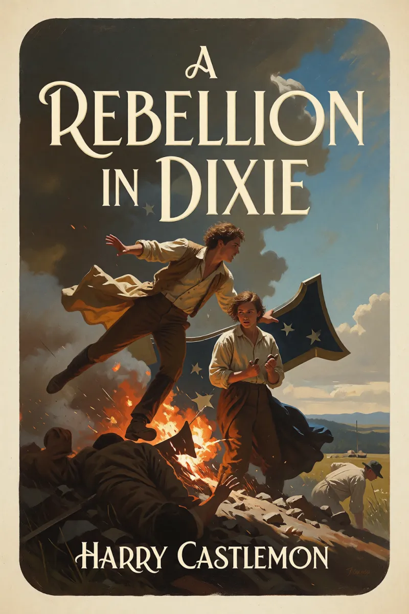 Cover of A Rebellion in Dixie by Harry Castlemon