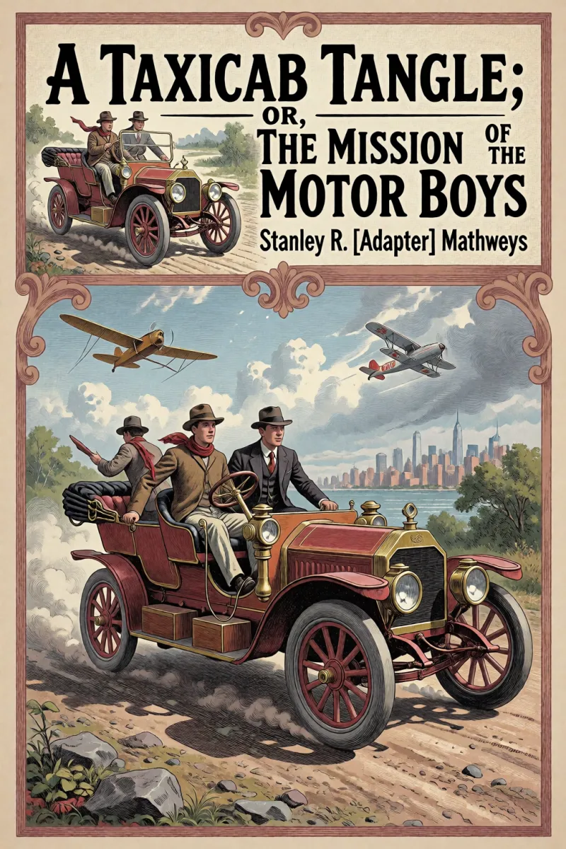 Cover of A Taxicab Tangle; or, The Mission of the Motor Boys by Stanley R. [Adapter] Matthews