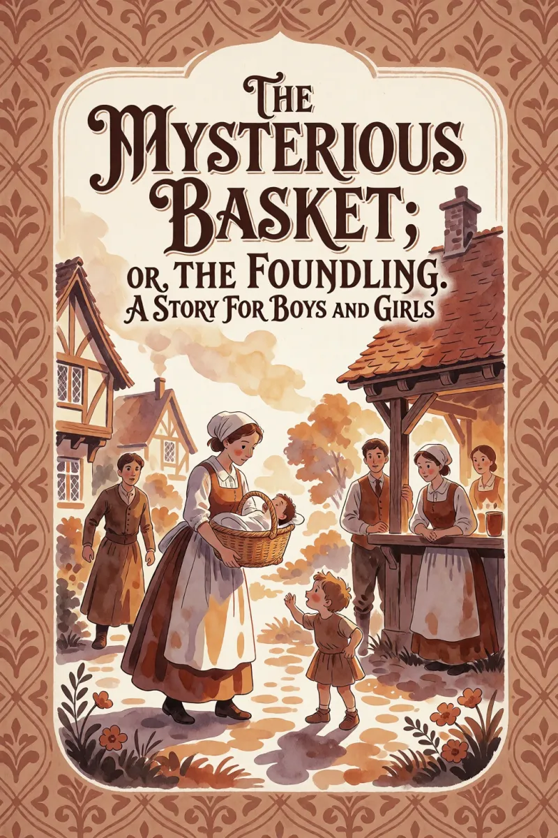 Cover of The Mysterious Basket; or, The Foundling. A Story for Boys and Girls by Anonymous