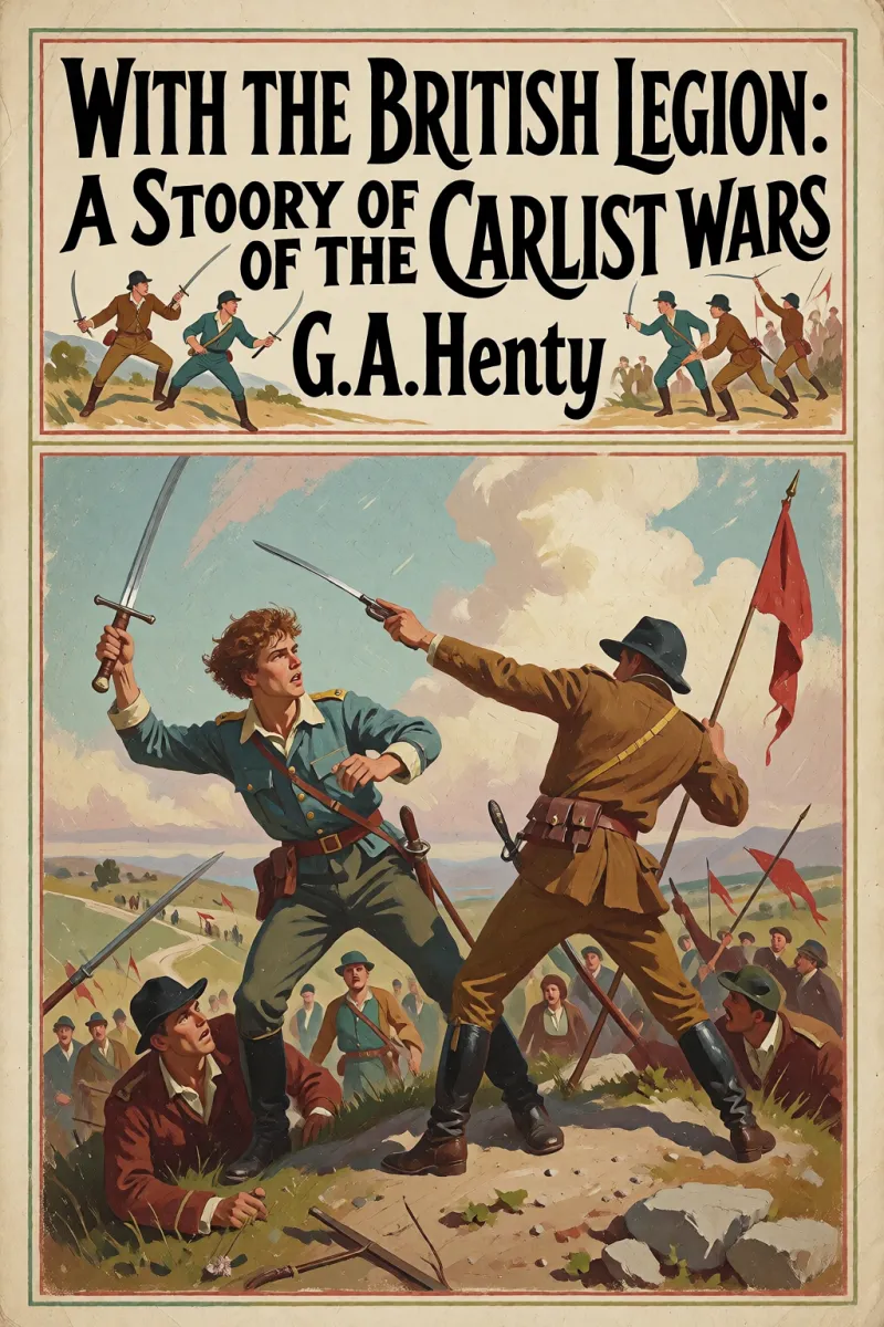Cover of With the British Legion: A Story of the Carlist Wars by G. A. Henty
