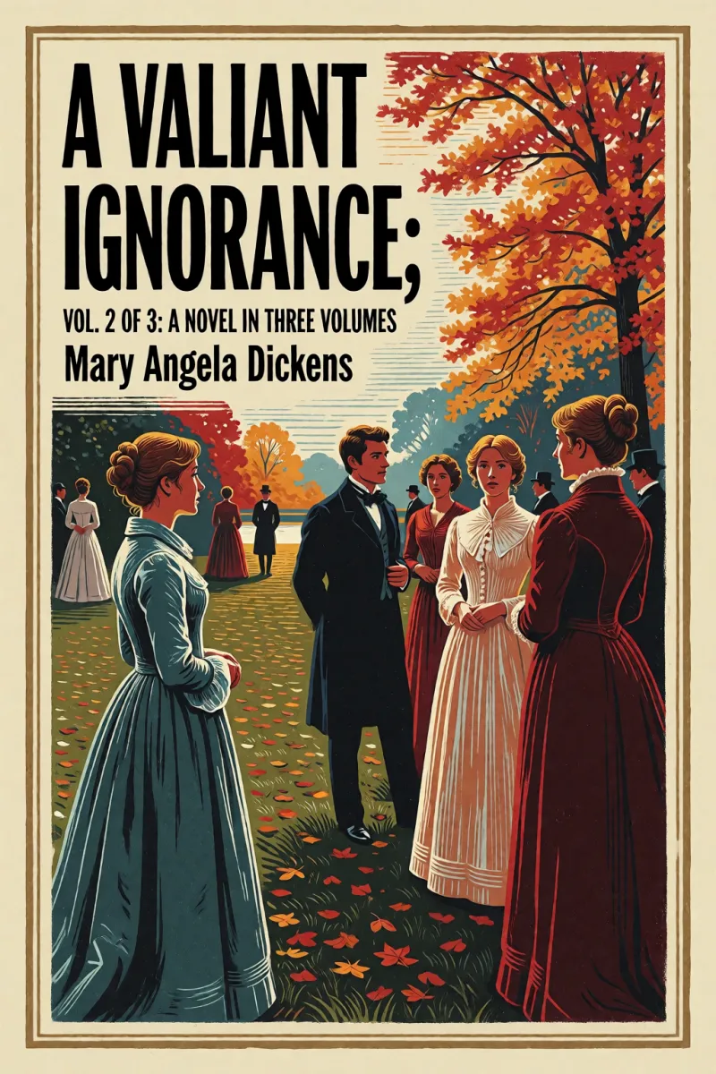 Cover of A Valiant Ignorance; vol. 2 of 3: A Novel in Three Volumes by Mary Angela Dickens