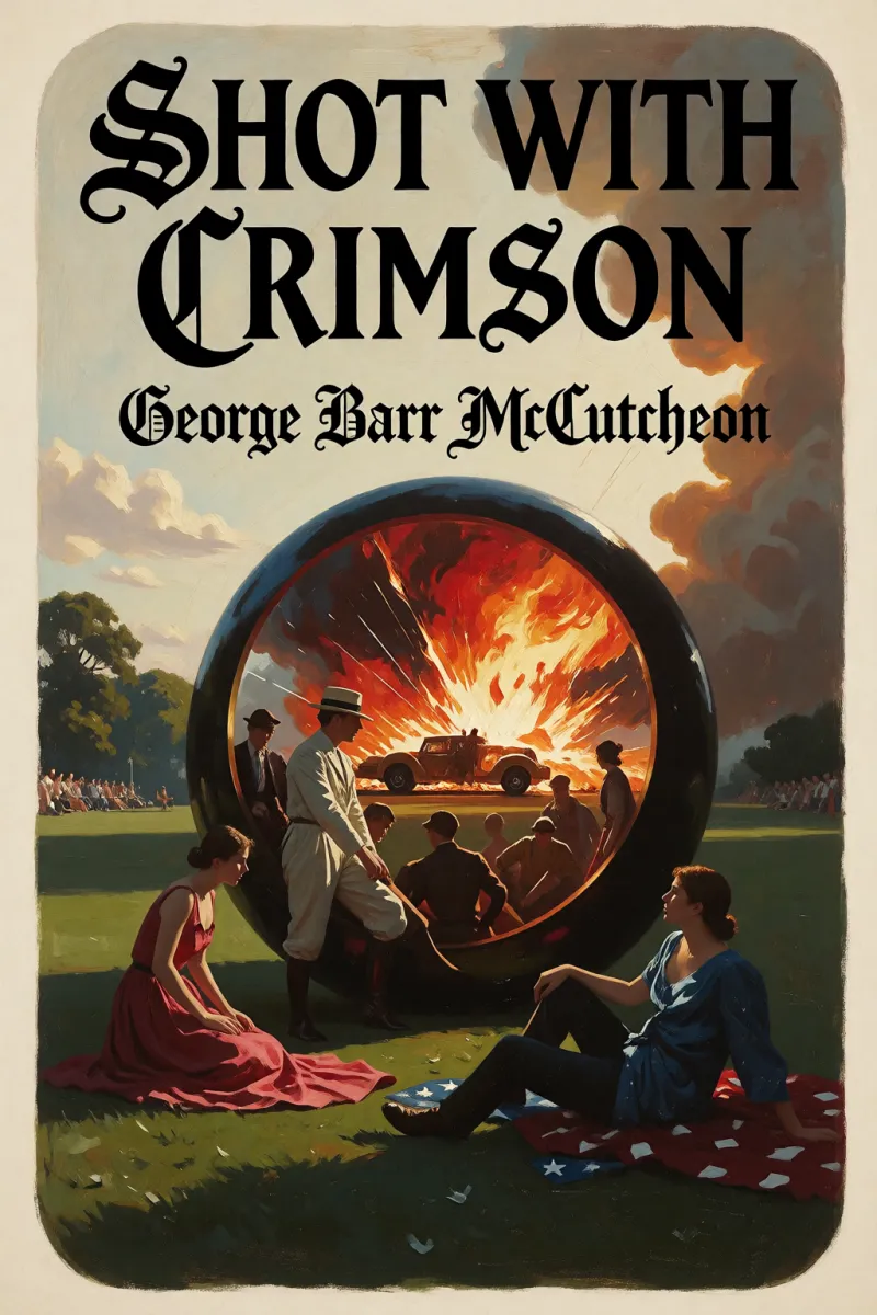 Cover of Shot With Crimson by George Barr McCutcheon