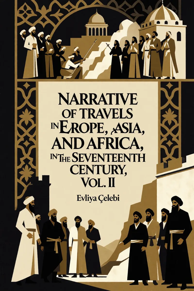 Cover of Narrative of Travels in Europe, Asia, and Africa, in the Seventeenth Century, Vol. II by Evliya Çelebi