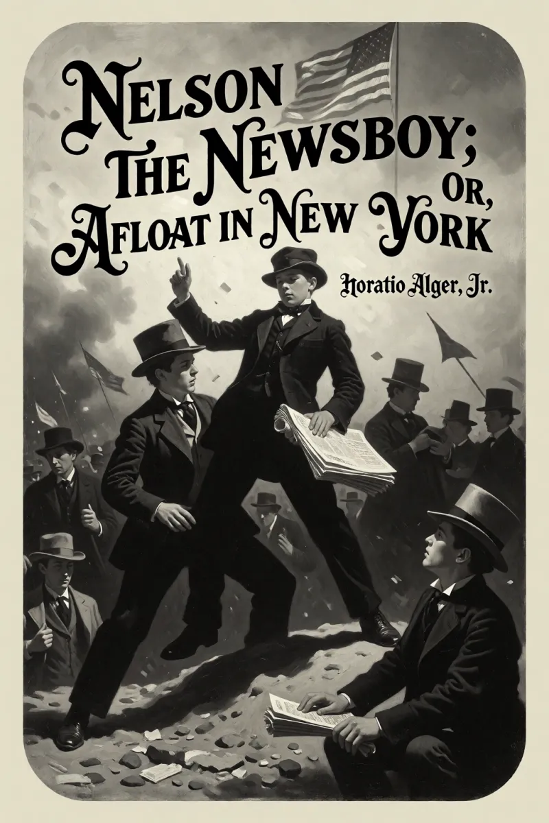 Cover of Nelson the Newsboy; Or, Afloat in New York by Horatio Alger, Jr.