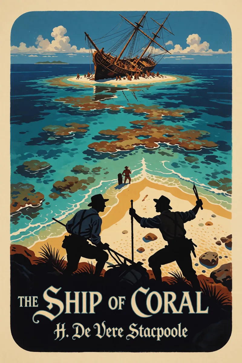 Cover of The Ship of Coral by H. De Vere Stacpoole