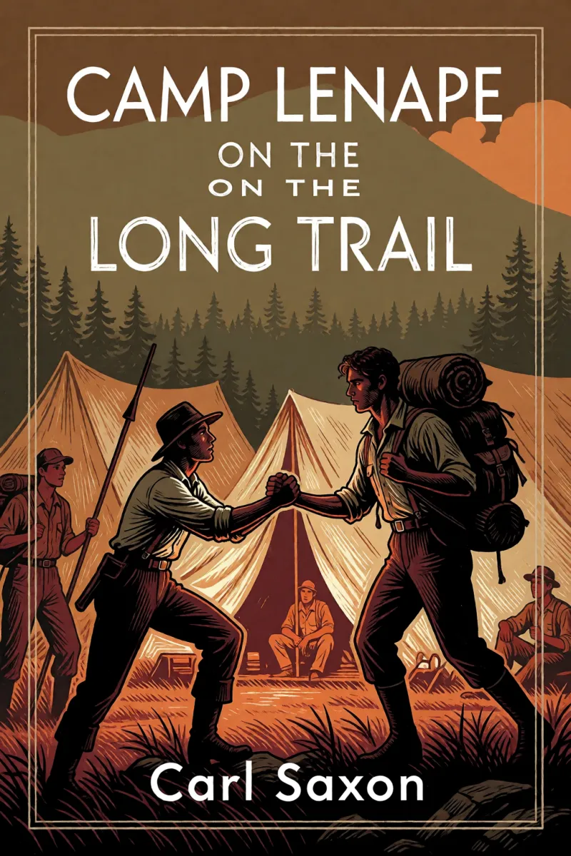 Cover of Camp Lenape on the Long Trail by Carl Saxon