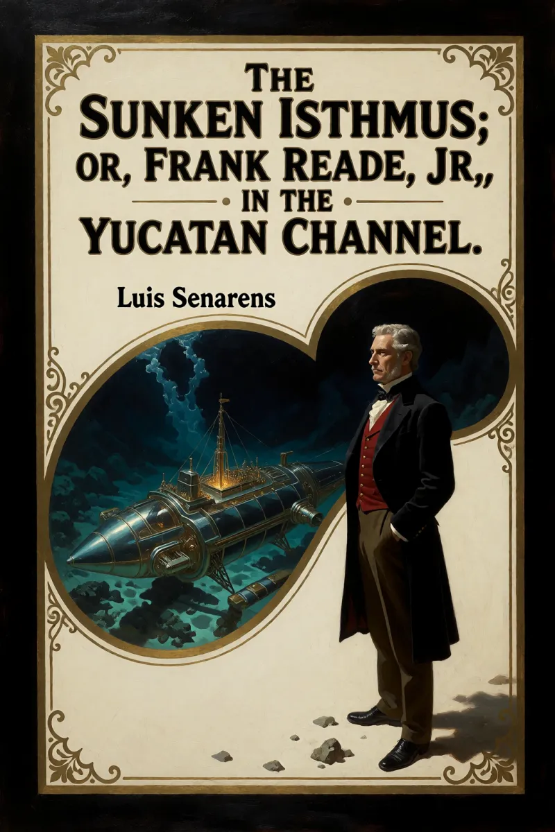 Cover of The Sunken Isthmus; or, Frank Reade, Jr., in the Yucatan Channel. by Luis Senarens