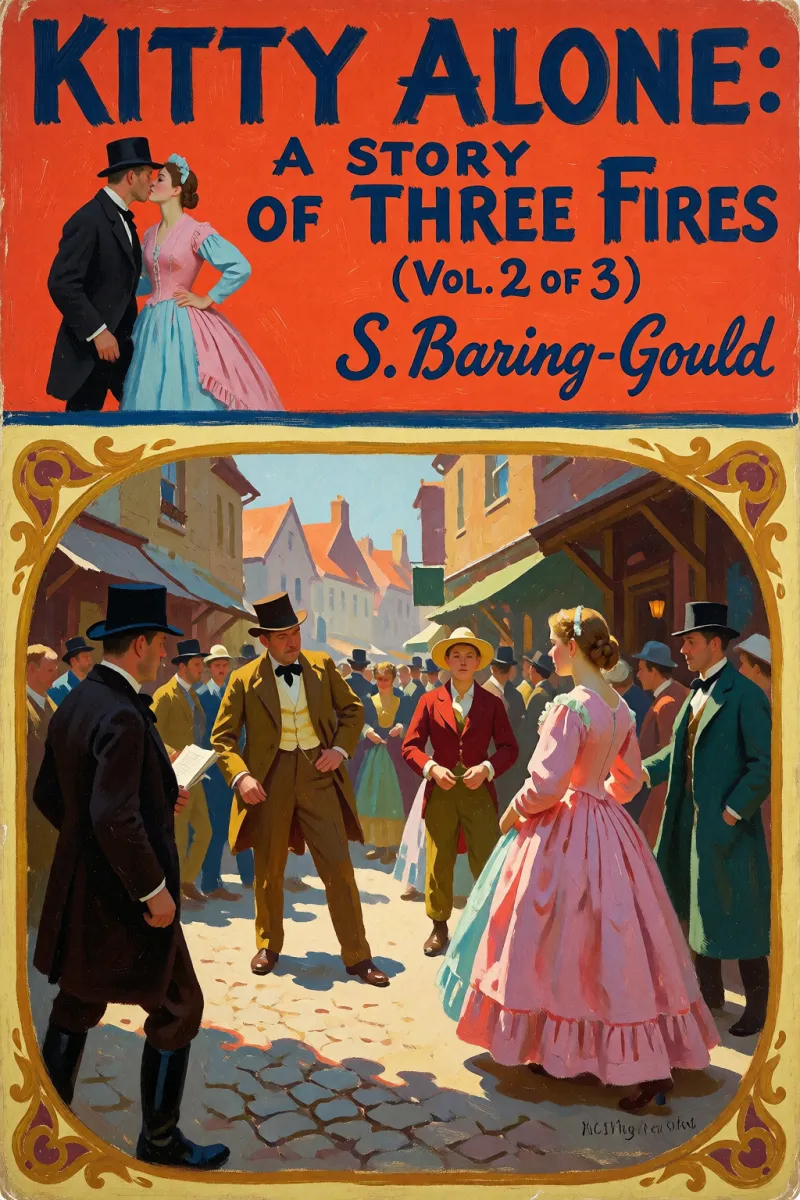 Cover of Kitty Alone: A Story of Three Fires (vol. 2 of 3) by S. Baring-Gould