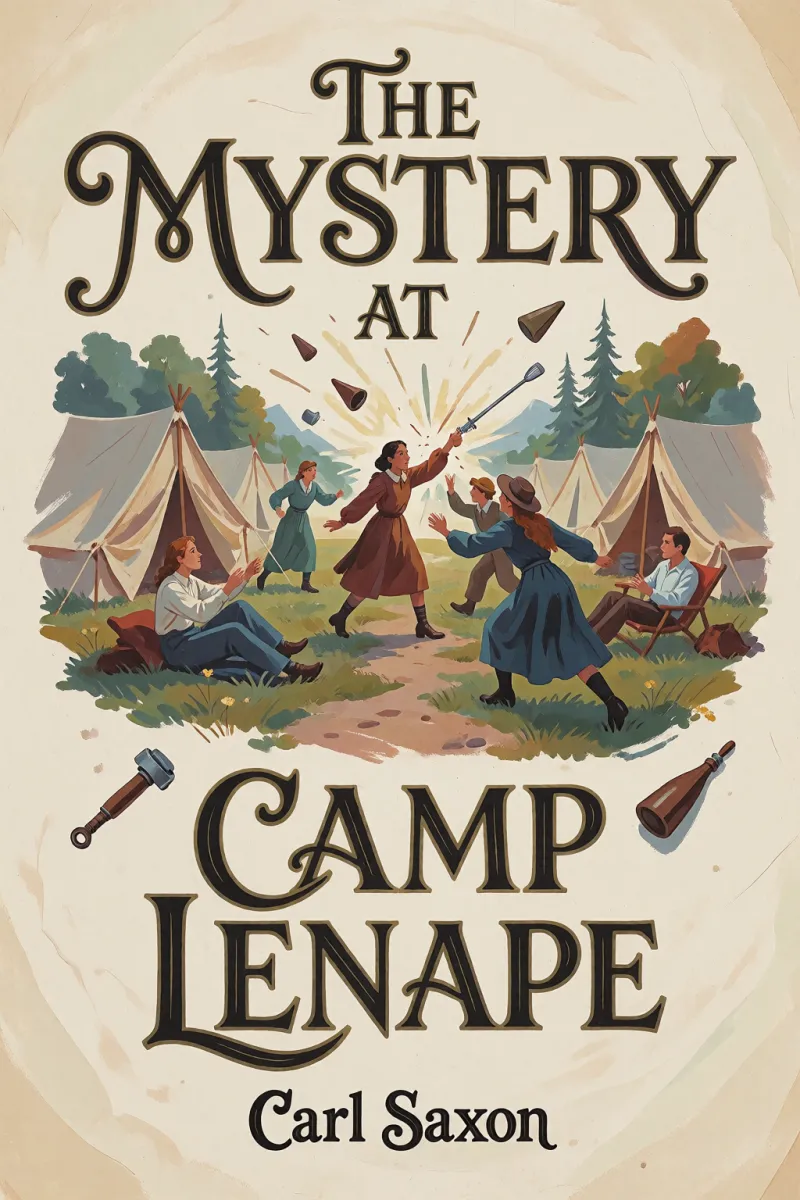 Cover of The Mystery at Camp Lenape by Carl Saxon