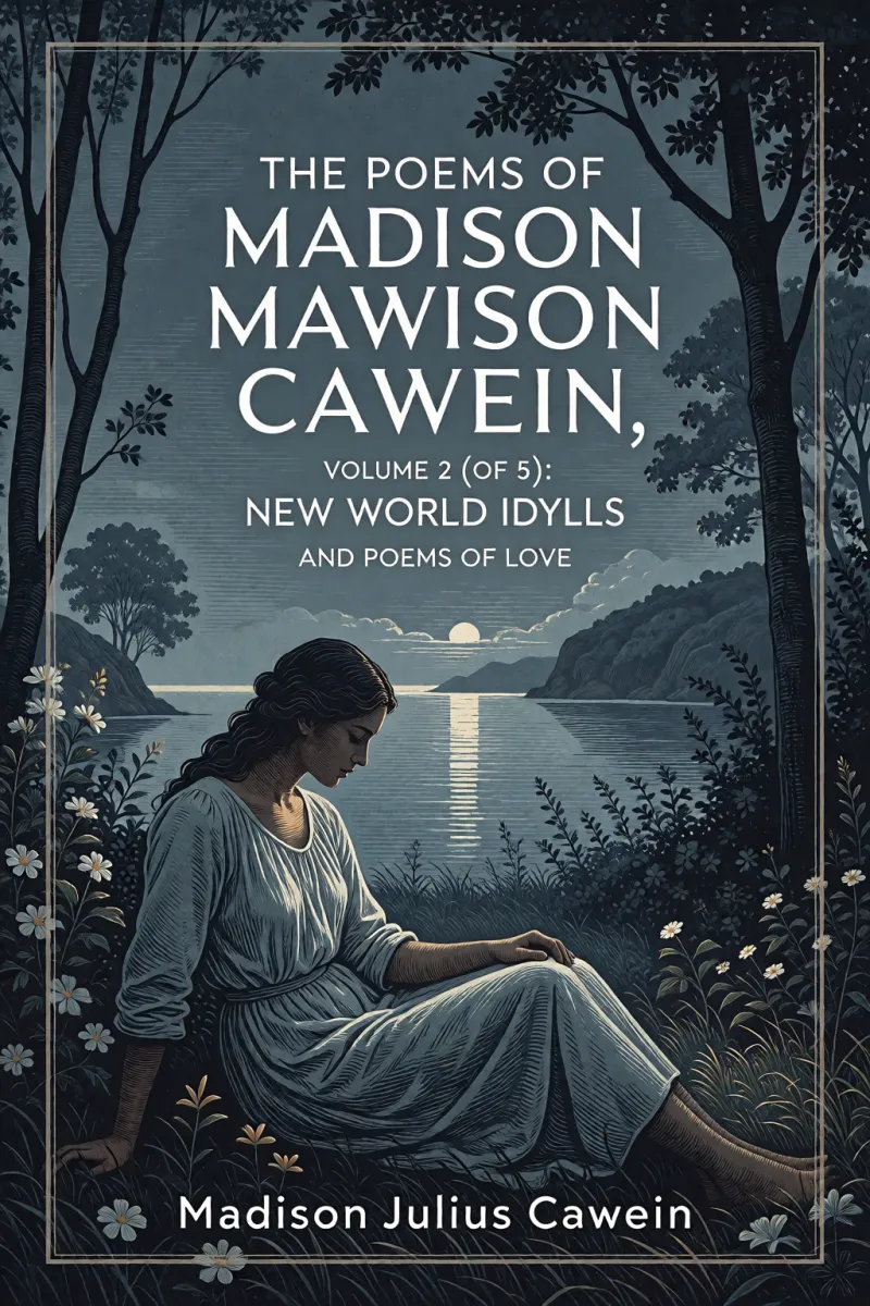 Cover of The Poems of Madison Cawein, Volume 2 (of 5): New world idylls and poems of love by Madison Julius Cawein