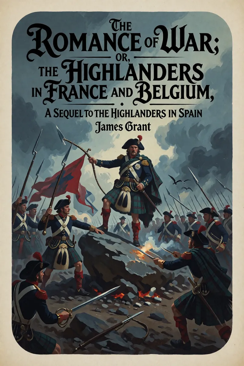 Cover of The Romance of War; or, The Highlanders in France and Belgium, A Sequel to the Highlanders in Spain by James Grant