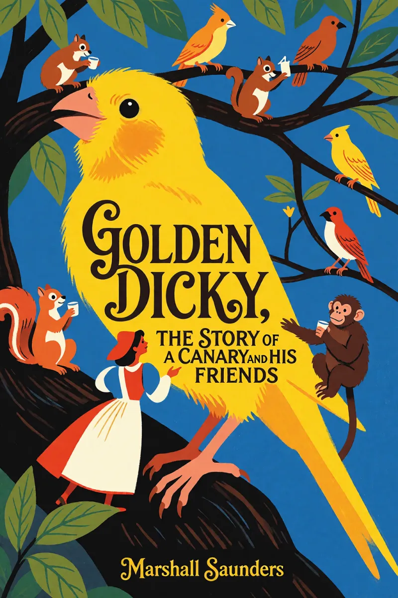 Cover of Golden Dicky, The Story of a Canary and His Friends by Marshall Saunders