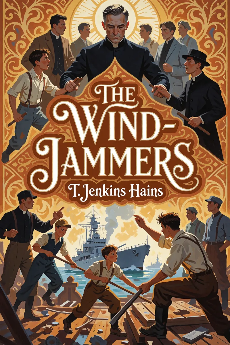 Cover of The Wind-Jammers by T. Jenkins Hains