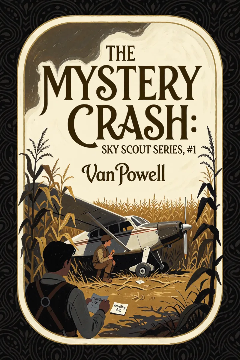 Cover of The Mystery Crash: Sky Scout Series, #1 by Van Powell