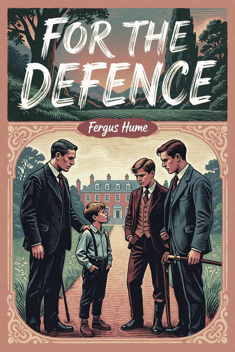 Cover of For the Defence by Fergus Hume