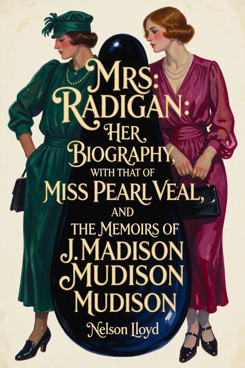 Cover of Mrs. Radigan: Her Biography, with that of Miss Pearl Veal, and the Memoirs of J. Madison Mudison by Nelson Lloyd