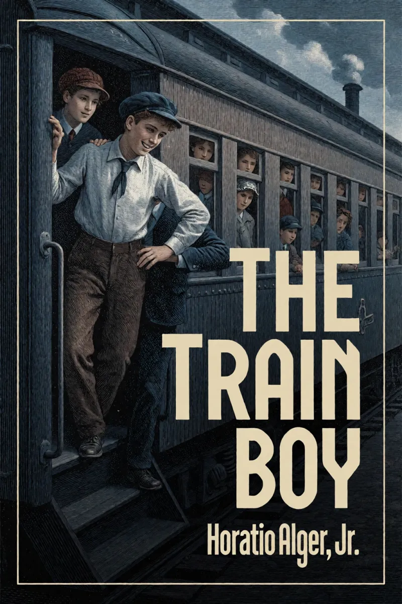 Cover of The Train Boy by Horatio Alger, Jr.