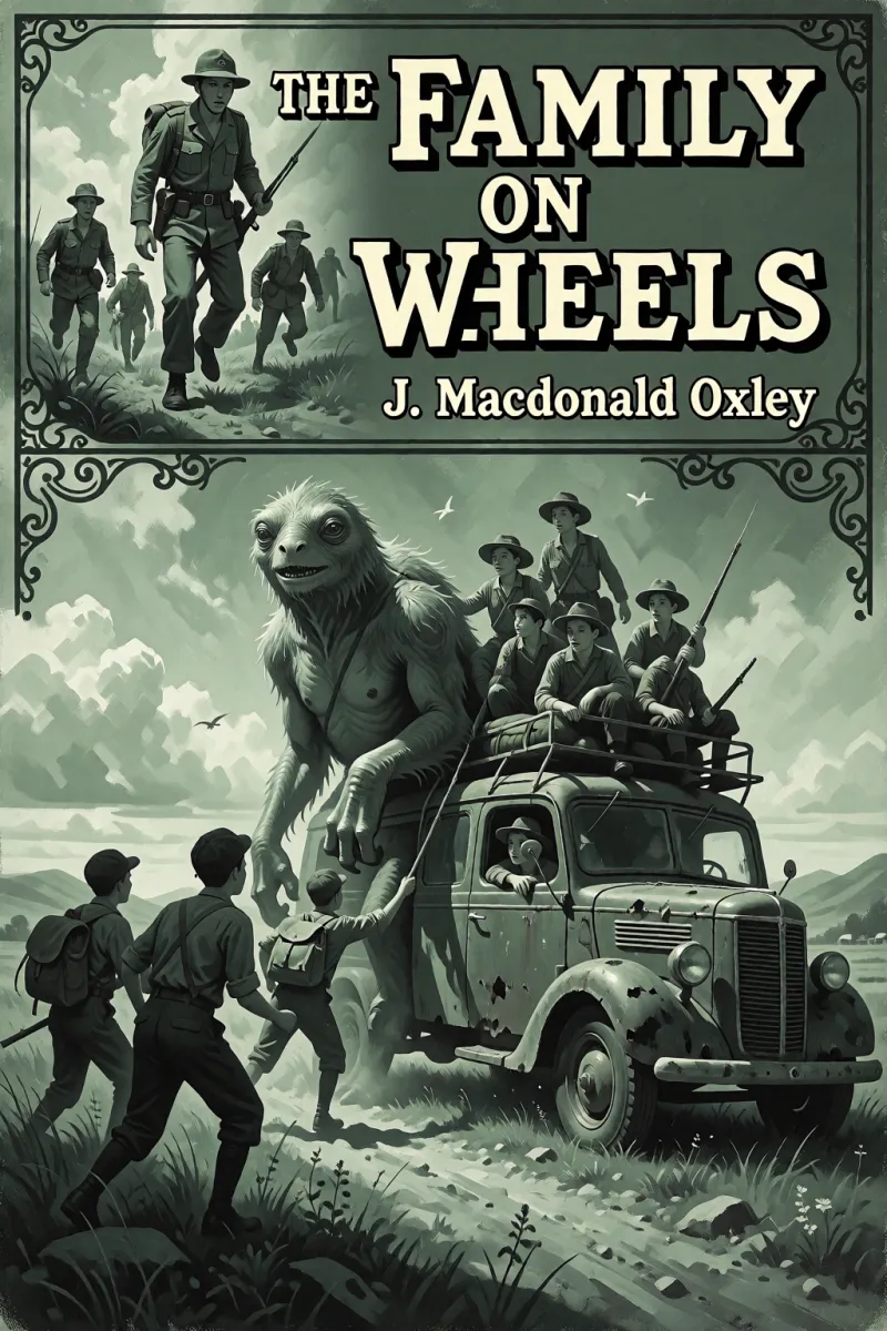 Cover of The Family on Wheels by J. Macdonald Oxley