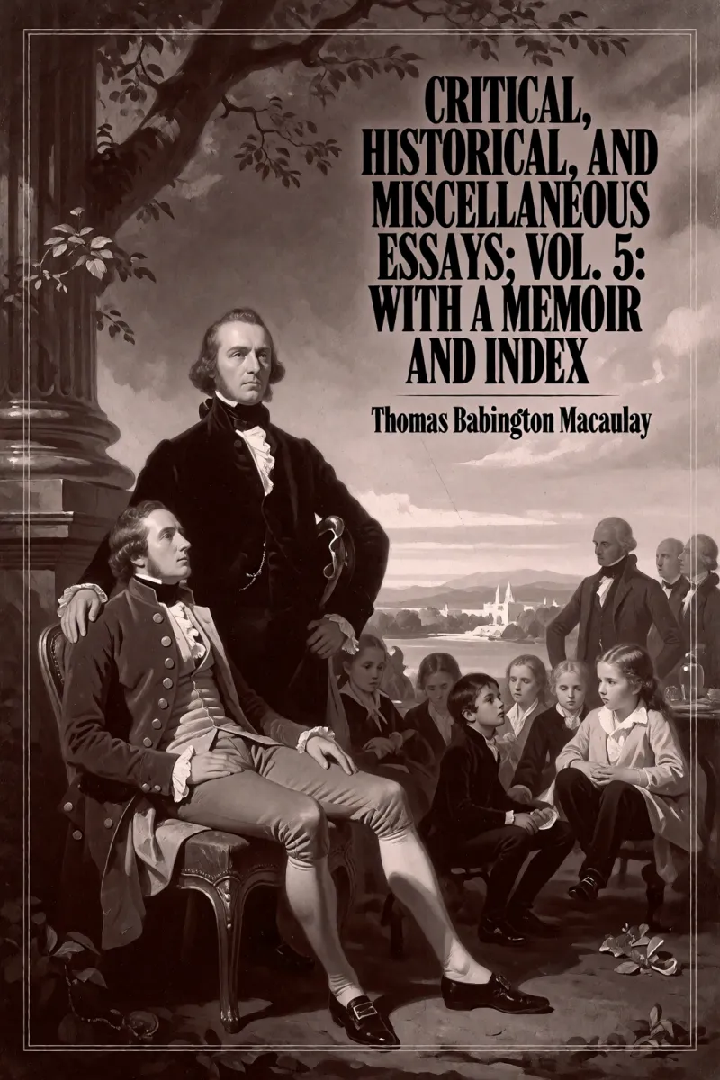 Cover of Critical, Historical, and Miscellaneous Essays; Vol. 5: With a Memoir and Index by Thomas Babington Macaulay