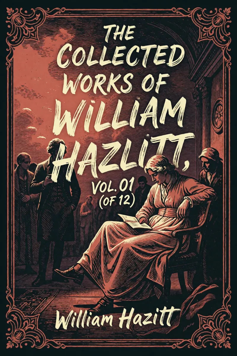 Cover of The collected works of William Hazlitt, Vol. 01 (of 12) by William Hazlitt