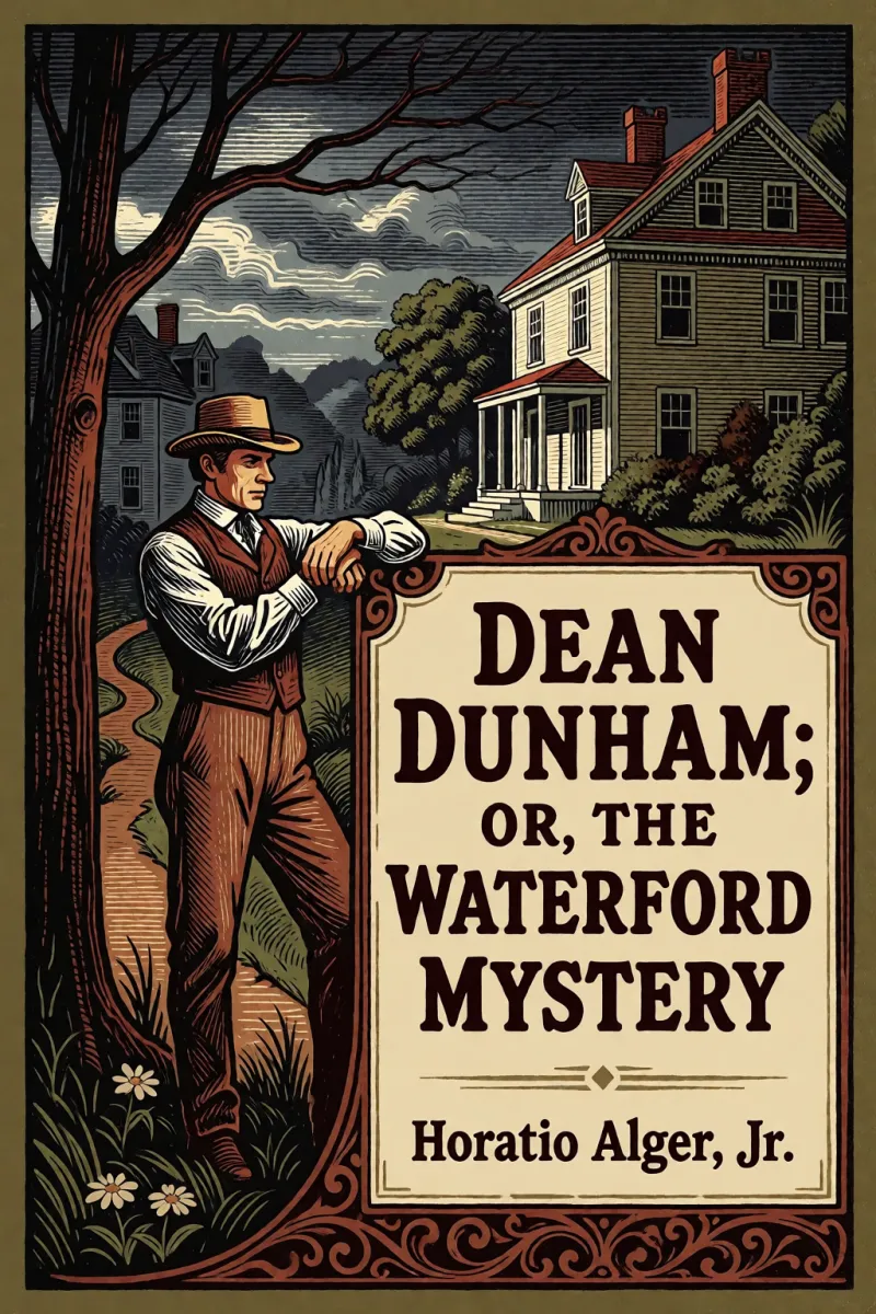 Cover of Dean Dunham; Or, the Waterford Mystery by Horatio Alger, Jr.