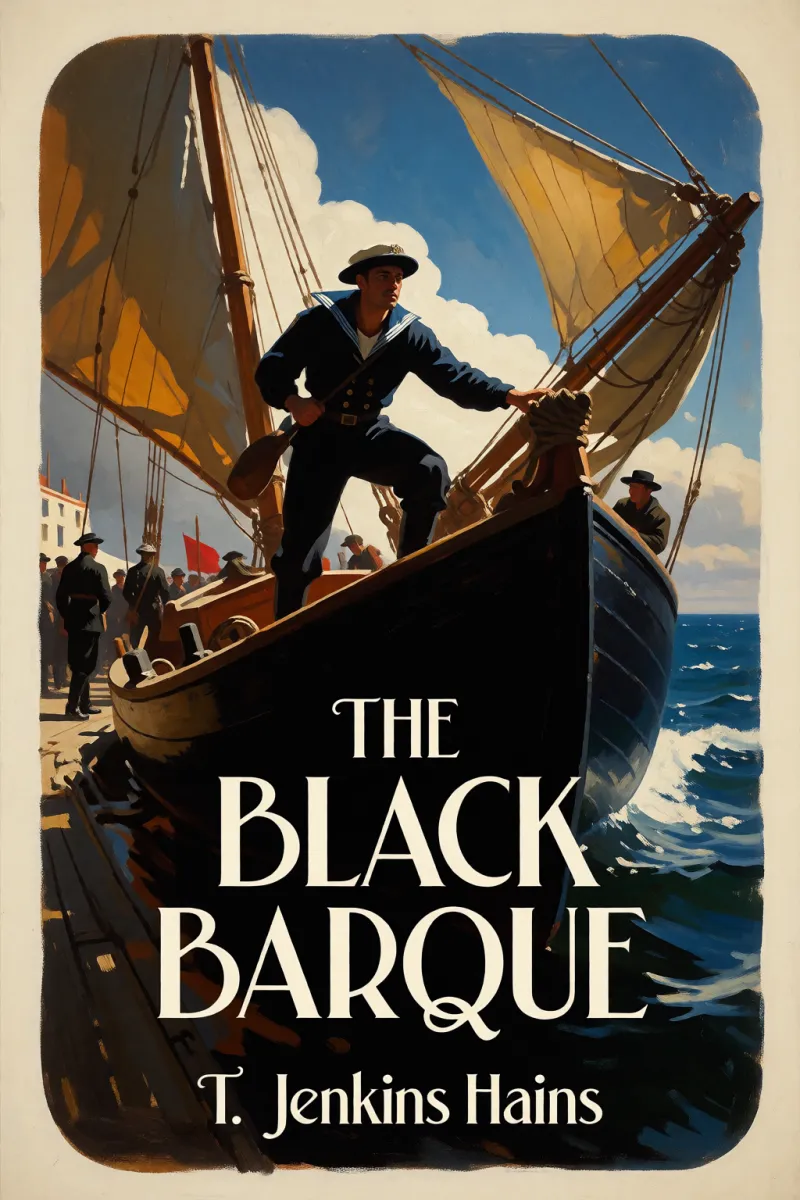 Cover of The black barque by T. Jenkins Hains