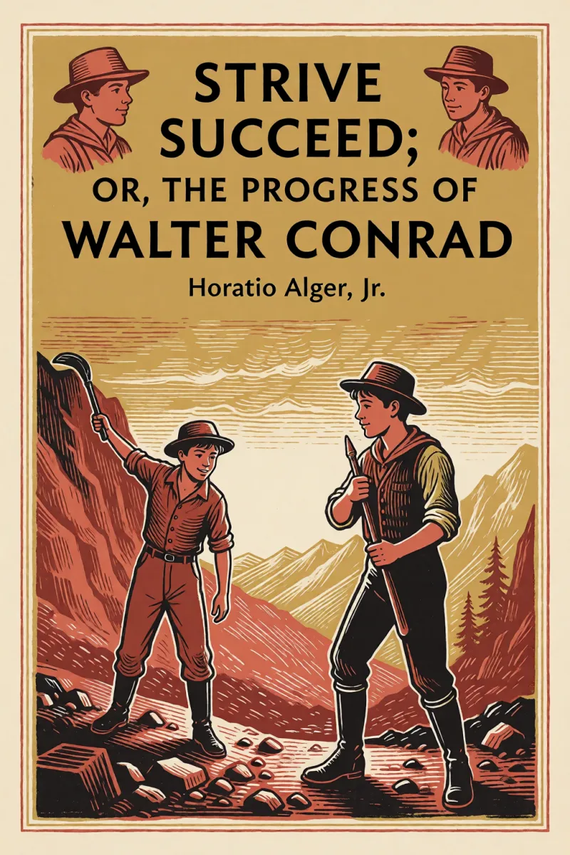 Cover of Strive and Succeed; or, The Progress of Walter Conrad by Horatio Alger, Jr.