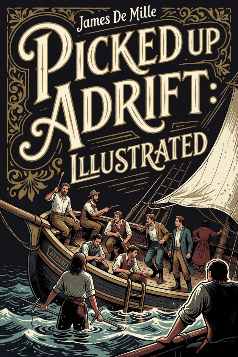 Cover of Picked up Adrift: Illustrated by James De Mille