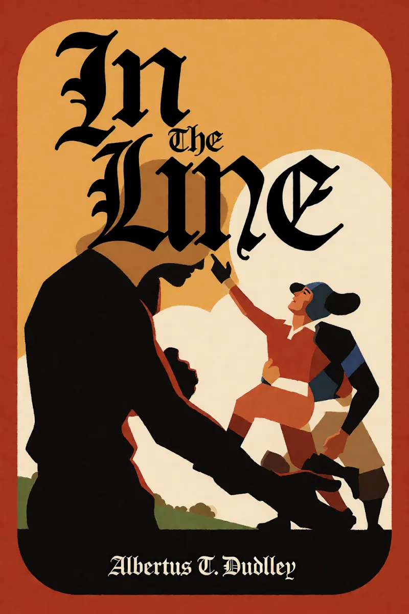 Cover of In the Line by Albertus T. Dudley