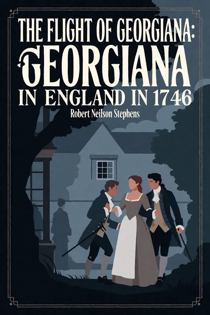 Cover of The Flight of Georgiana: A Story of Love and Peril in England in 1746 by Robert Neilson Stephens