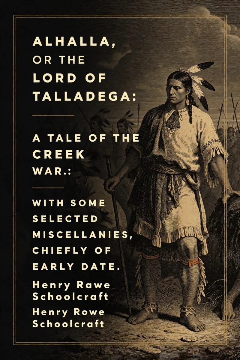 Cover of Alhalla, or the Lord of Talladega: A Tale of the Creek War.: With Some Selected Miscellanies, Chiefly of Early Date. by Henry Rowe Schoolcraft