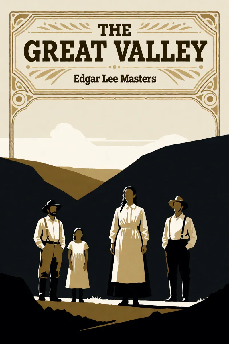 Cover of The Great Valley by Edgar Lee Masters