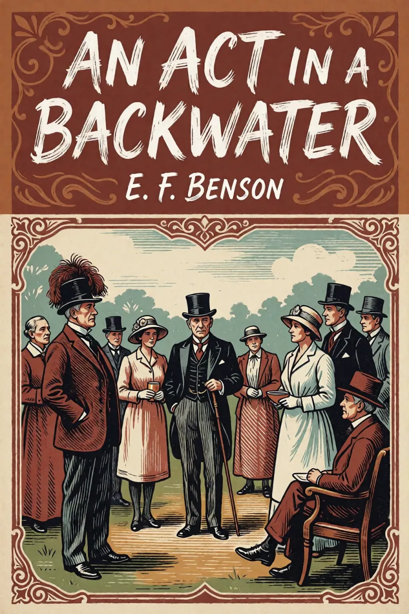 Cover of An Act in a Backwater by E. F. Benson