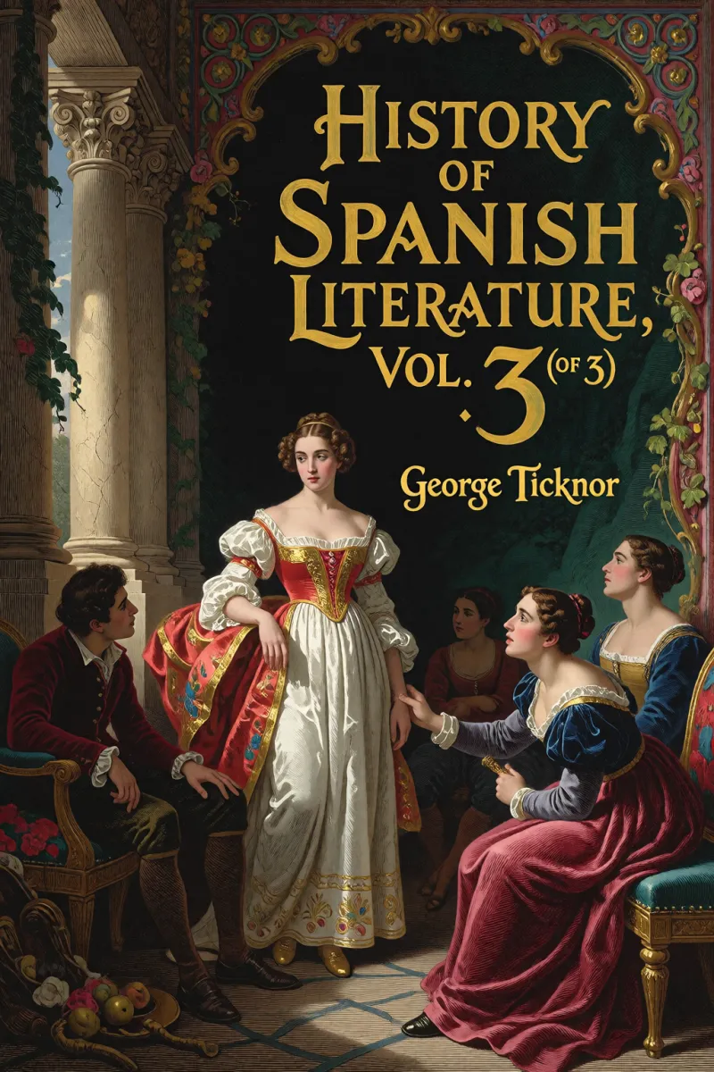 Cover of History of Spanish Literature, vol. 3 (of 3) by George Ticknor