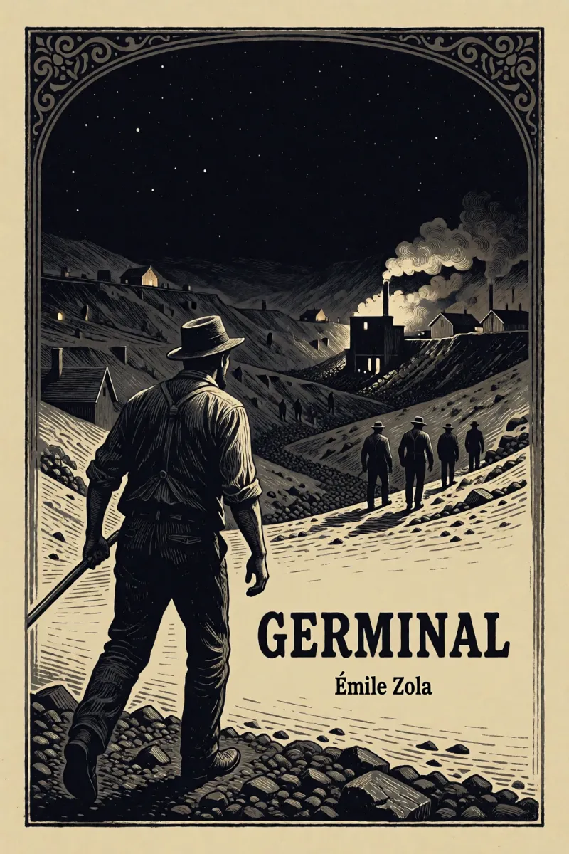 Cover of Germinal by Émile Zola