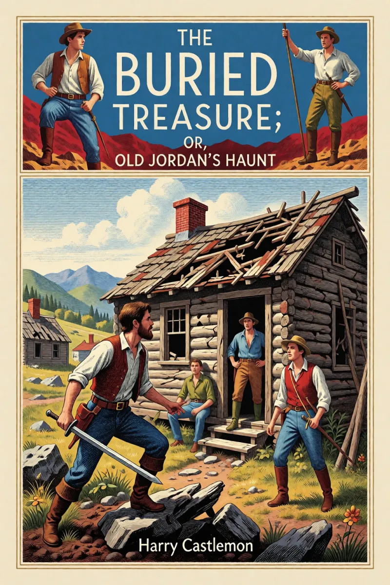 Cover of The Buried Treasure; Or, Old Jordan's "Haunt" by Harry Castlemon