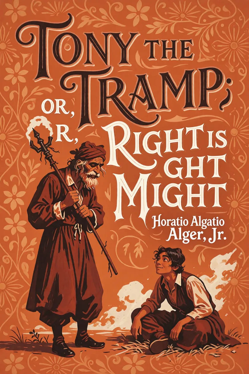 Cover of Tony the Tramp; Or, Right is Might by Horatio Alger, Jr.