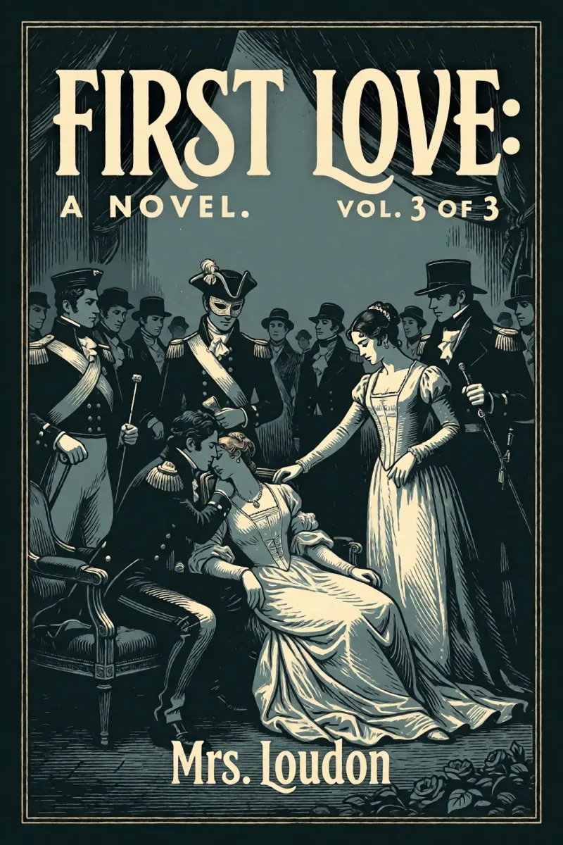 Cover of First Love: A Novel. Vol. 3 of 3 by Mrs. Loudon