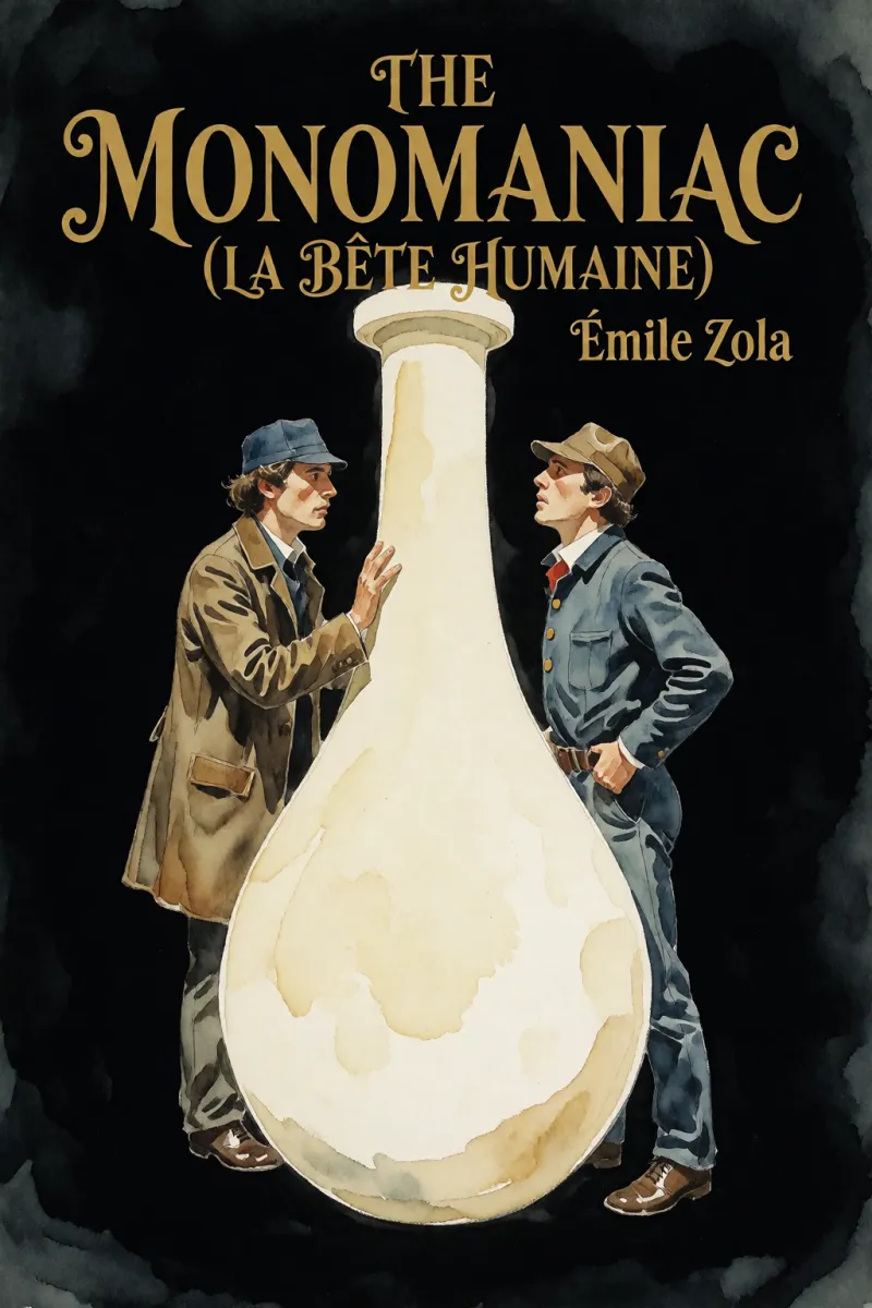 Cover of The Monomaniac (La bête humaine) by Émile Zola